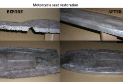 aton engineering motorcycle seat resoration